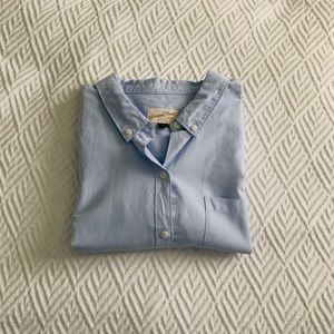 Universal Thread Blue Oxford Button Up